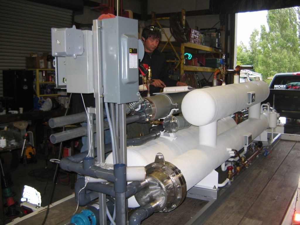 Marine refrigeration installation